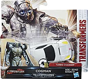 Transformers The Last Knight Step Turbo Changer Cyberfire Cogman