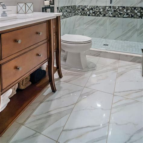 Msi Calacatta Ivory In X In Polished Porcelain Floor And Wall