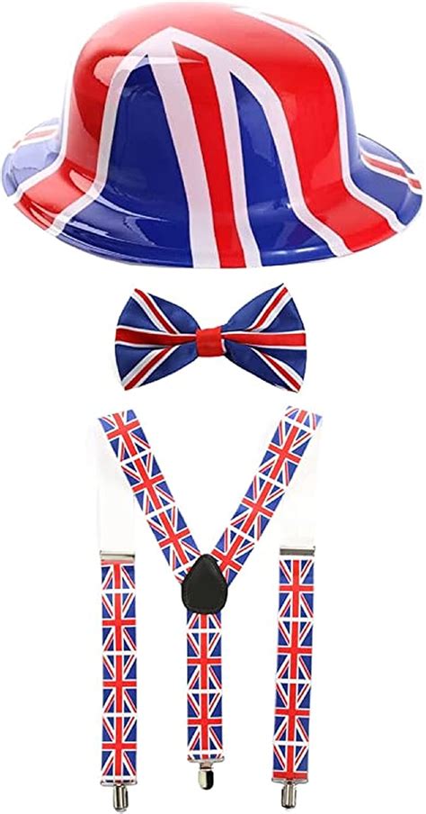 Union Jack Accessory Set Union Jack Braces Union Jack Bowtie And