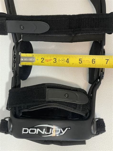 DonJoy Defiance Right Knee Brace Support Adjustable OA ACL PCL MCL CI