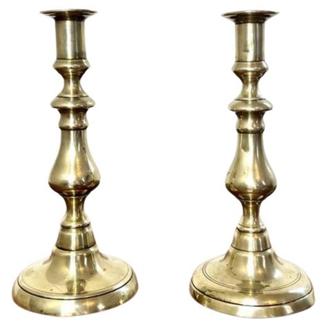 Collection Of 32 Vintage And Antique Brass Candlesticks At 1stdibs Antique Brass Candlesticks