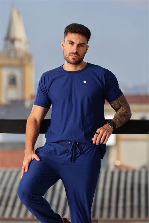 Scrub Pijama Cirúrgico Masculino Ravi Azul MarinhoScrubs Pijamas