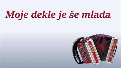 Diatonična Harmonika Moje dekle je še mlada YouTube