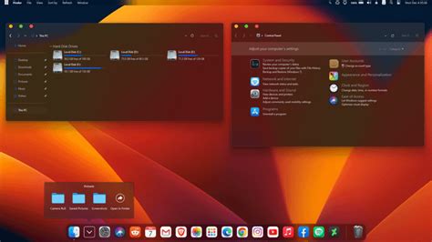 Windows 11 Mac Theme with Glass Effect : r/desktops