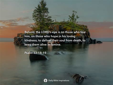 Psalm 3318 19 Daily Bible Inspirations