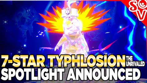 7 Star Typhlosion OVER Pokemon Scarlet And Violet YouTube