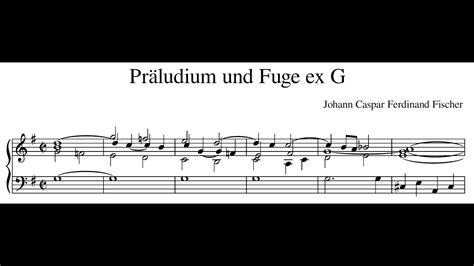 Johann Caspar Ferdinand Fischer Präludium und Fuge ex G YouTube