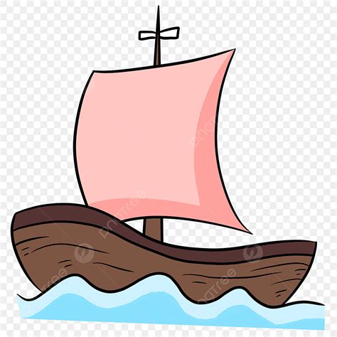 Wooden Boat Clipart Vector, Color Clipart Boat Wooden Boat, Color ...