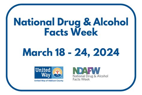 National Drug And Alcohol Facts Week — United Way Of Addison County