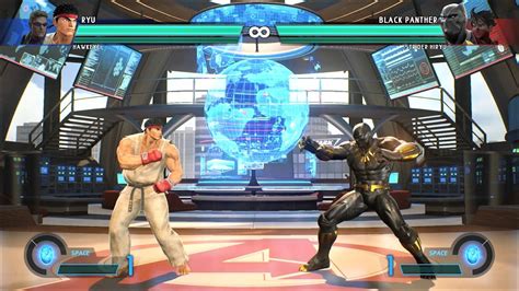 Ryu Hawkeye Vs Black Panther Strider Hiryu Hardest Ai Marvel Vs