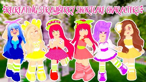 Recreating Strawberry Shortcake Characters In Royale High Roblox