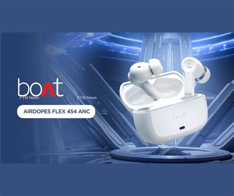 BoAt Airdopes Flex 454 ANC Launched SMART TWS With ANC Active Noise