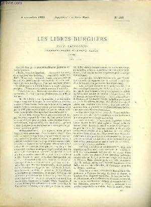 Supplement A La Revue Mame N Les Libres Burghers Suite Par G