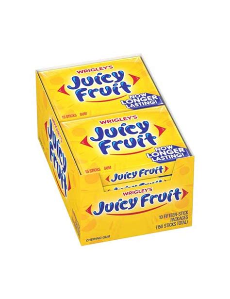 Wrigleys Juicy Fruit Gum 10 Packs Downey