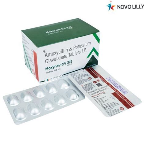 Amoxy 250 With Clauv 125 Tab, 375 MG at Rs 1990/box in Panchkula | ID ...
