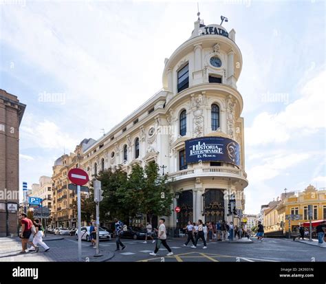 Madrid España septiembre de 2022 Vista exterior del antiguo edificio