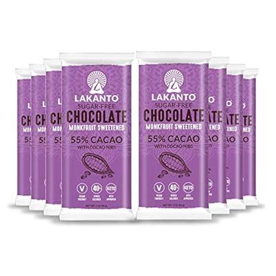 Buy Lakanto Sugar Free Chocolate Bars Dark Chocolate Sweetened With