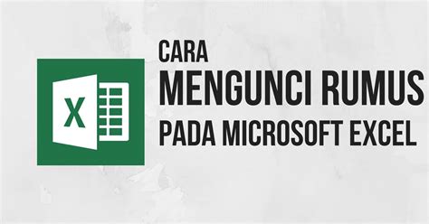 Cara Mengunci Angka Di Excel Maen Hp