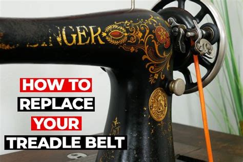 How To Replace A Treadle Belt