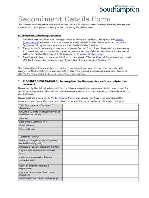 Secondment Agreement Definition Sample ContractsCounsel Doc