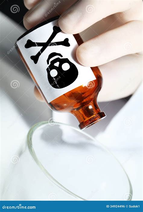 Hand With Poison Stock Photo Image Of Chemical Danger 34924496