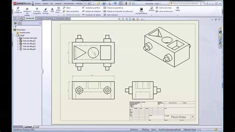 Tutorial Dibujos En Solidworks Youtube