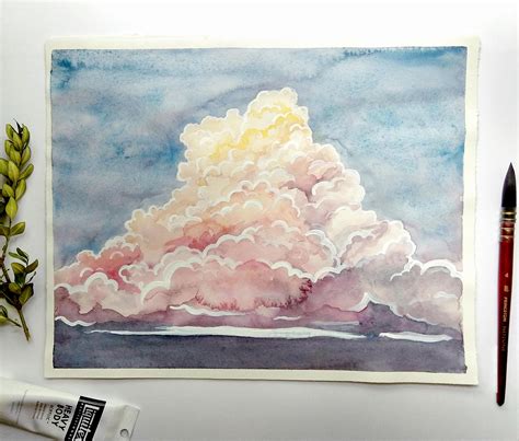 Fluffy Sunset Clouds