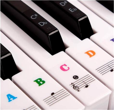 Colorful Piano Keyboard Stickers Removable With Philippines Ubuy