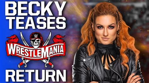 Becky Lynch Teases Wwe Wrestlemania 37 Return Andre Battle Royal