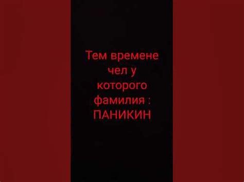 Паникин - YouTube