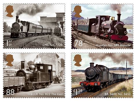 Gulfmann Stamps World Great Britain Classic Locomotives Of Wales