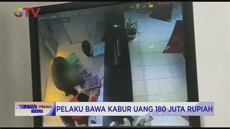 Aksi Kawanan Perampok Gasak Uang Rp180 Juta BuletiniNewsPagi 21 01