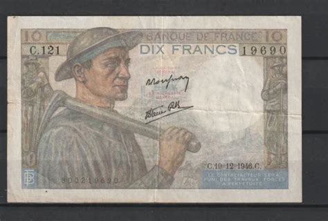 France Billet De Francs Mineur Du Fay N En