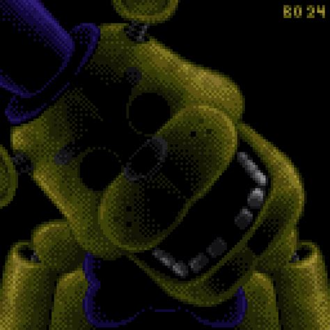 Golden Freddy pixelart : r/fivenightsatfreddys