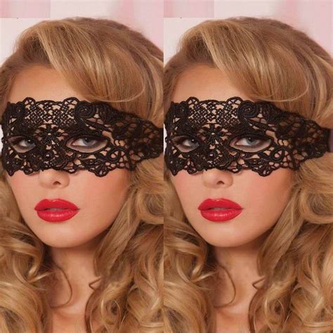 Dhl Gothic Style Black Sexy Lace Mask Cutout Eye Mask For Halloween