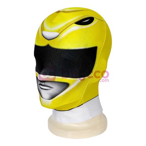 Yellow Ranger Spandex Cosplay Costume Mighty Morphin Power Rangers ...