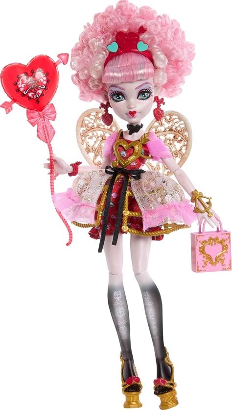 Monster High Scary Sweet Birthday Doll Cupid Asteria In Pink And Red