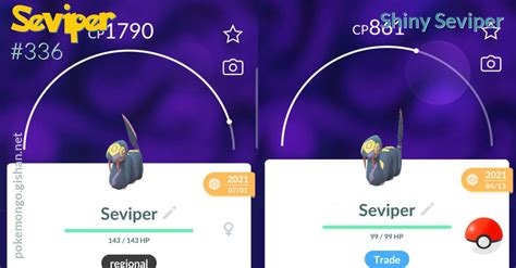 Shiny Seviper - Pokemon Go