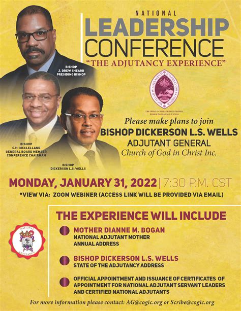 2022 National Leadership Conference The Adjutancy Experience