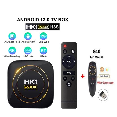 Dispositivo De Tv Inteligente Hk Rbox H S Decodificador Con Android