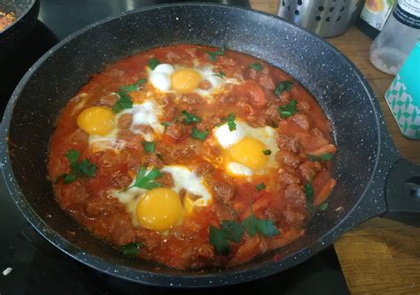 Chakchouka Merguez Tunisienne La Cuisine D Elyano