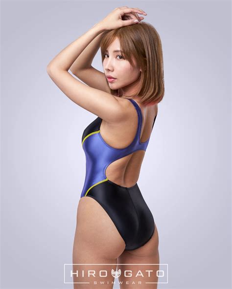 Andromeda Swimsuit Black And Ocean Blue Hiro Gato Swimwear