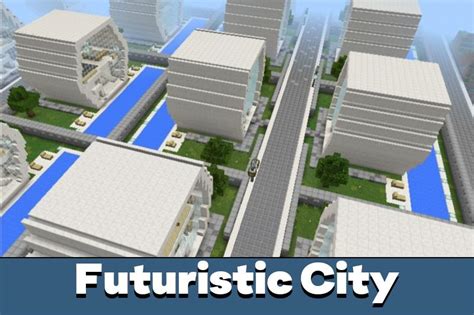 Download Futuristic City Map For Minecraft Pe Futuristic City Map For