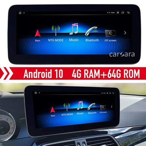 C Class W204 Android 10 Monitor Retrofit Touch Screen For Mercedes Ntg Radio Comand System Audio