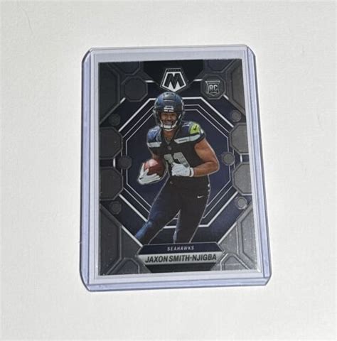 Panini Mosaic Jaxon Smith Njigba Rookie Card Nfl Silver Prizm