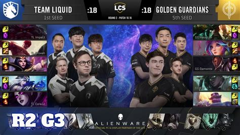 Team Liquid Vs Golden Guardians Game 3 Round 2 Playoffs S10 LCS