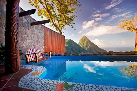 Ladera, St. Lucia resort : a romantic paradise