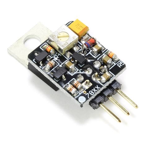 Adjustable Discrete Voltage Regulator LM7805 +5V / +12V - Audiophonics