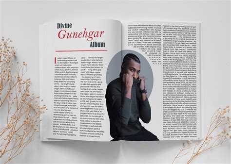 magazine  page behance