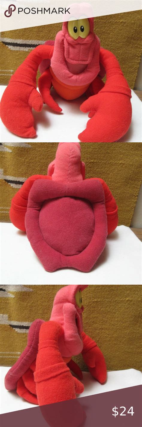 Plush SEBASTIAN CRAB Little Mermaid Mattel Disney | The little mermaid ...